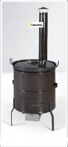 Kotlíková souprava Ohřívač vody - 60 lt - černá