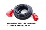 Prodlužovací kabel 10m k topidlům Master B 30 EPR / RS 40