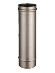 komínový díl - trubka 0,25m - DN 120mm (síla plechu 0,6mm)