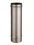 trubkový díl komínový díl - trubka 0,5m - DN 130mm (síla plechu 0,6mm)