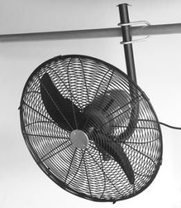 Nástěnný ventilátor 03.285 Černý