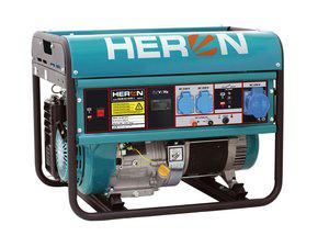 HERON EGM 65 AVR-1 6500W, 11,2 kW/15 HP - elektrocentrála

