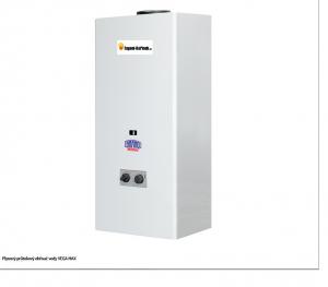 VEGA 10.N032MAX - plyn.průt.ohřívač vody s piezoelektrickým zapalováním. 
